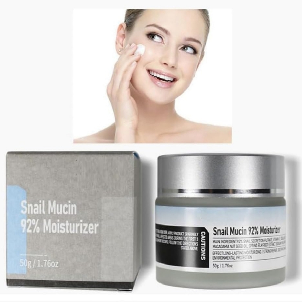 Yilest Snail Mucin 92% Moisturizer,  50g/1.764 oz. , NEW